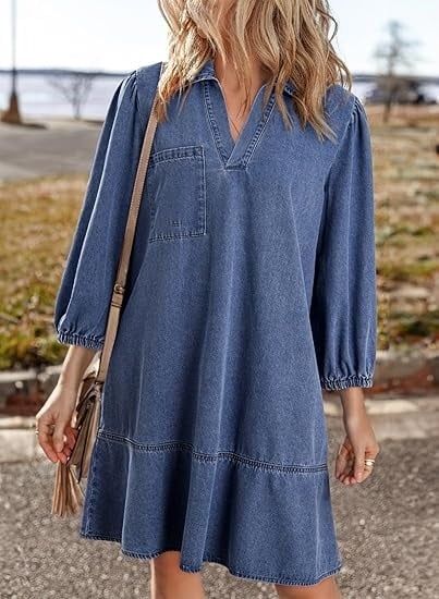 Vera Denim Dress | Soft, Breathable Fabric 2