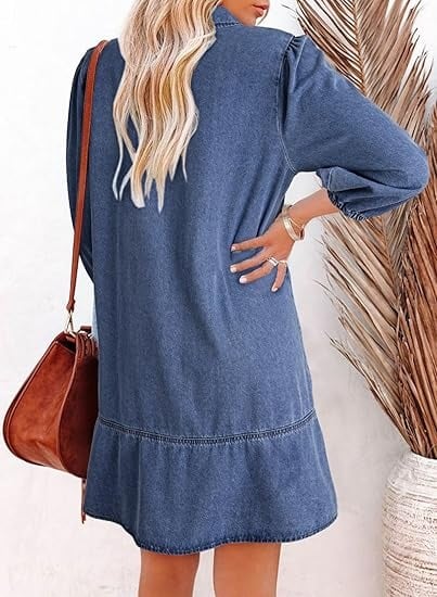 Vera Denim Dress | Soft, Breathable Fabric 3