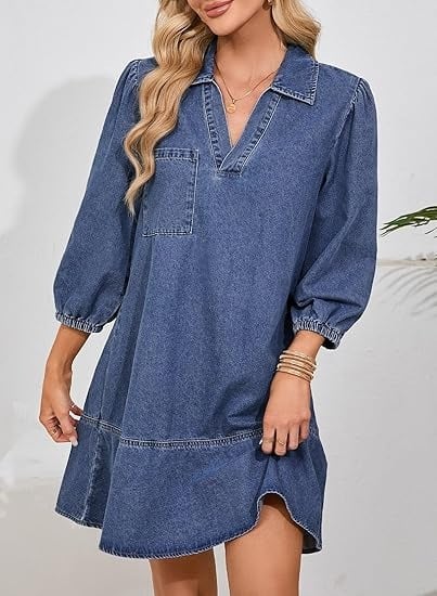 Vera Denim Dress | Soft, Breathable Fabric 6