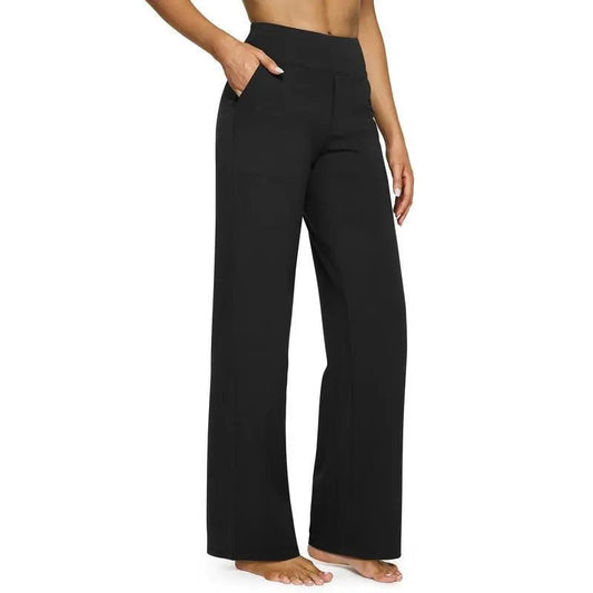 Vera High-Waist Pants | Ultra-Soft, Wide Leg with Pockets 0