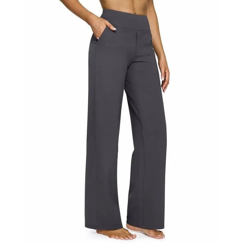 Vera High-Waist Pants | Ultra-Soft, Wide Leg with Pockets 9