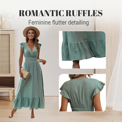 Vera Maxi Dress | Elegant Black Waist-Defining Design for Women 5