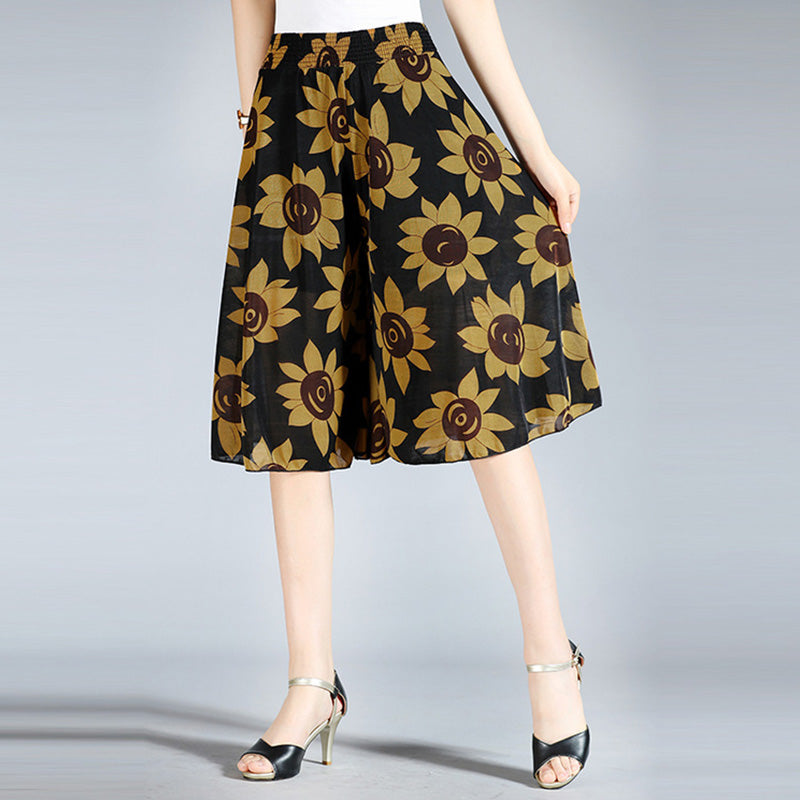 Vera Vintage Culottes | Lightweight Wide Leg Pants for Women 10