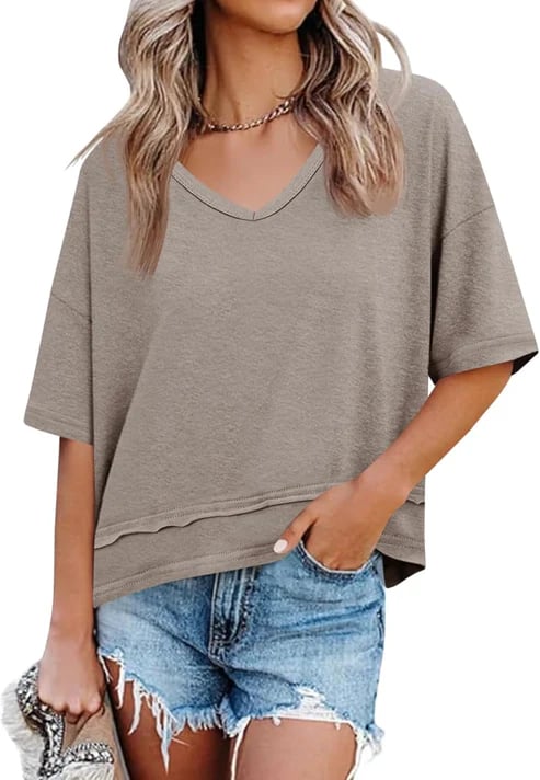 Vesta Women's Top | Lightweight Flowy V-Neck, Breathable Fabric