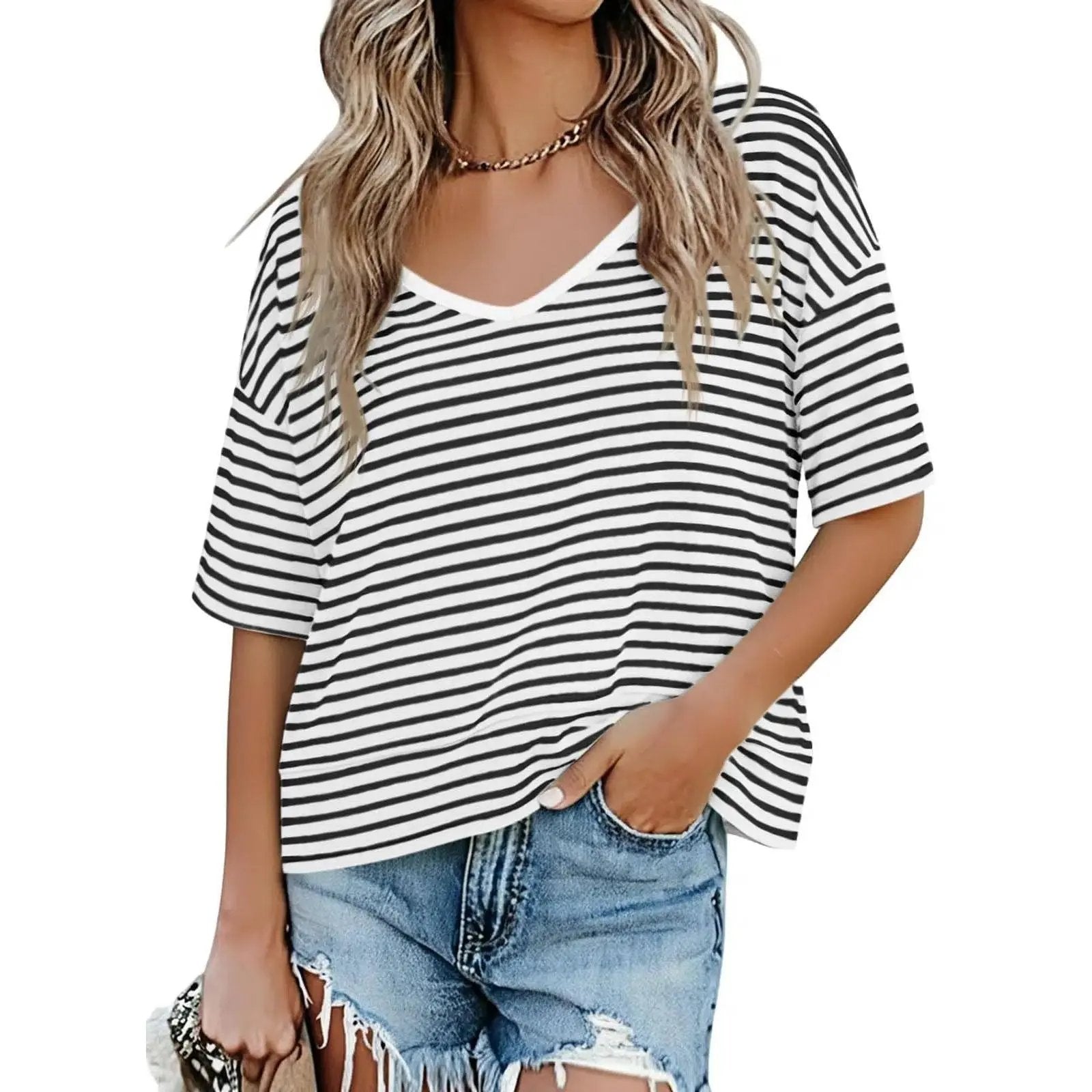 Vesta Women's Top | Lightweight Flowy V-Neck, Breathable Fabric 10