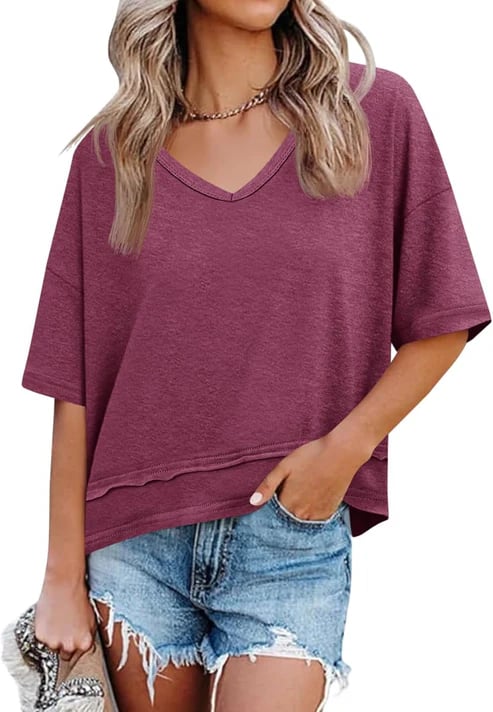 Vesta Women's Top | Lightweight Flowy V-Neck, Breathable Fabric 2
