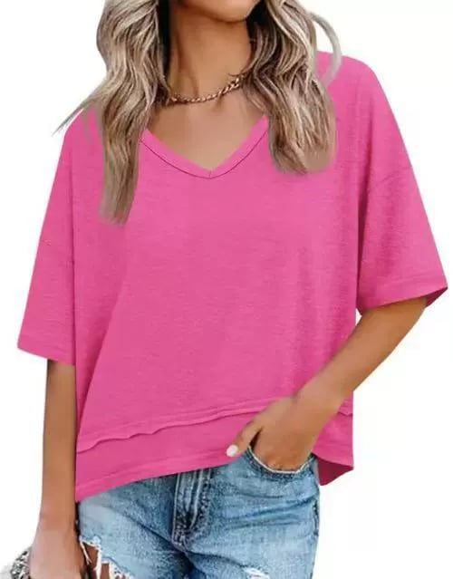 Vesta Women's Top | Lightweight Flowy V-Neck, Breathable Fabric 9