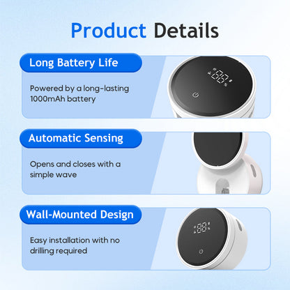 Viora UV Toothbrush Sanitizer | Wall-Mounted, Rechargeable Disinfectant Holder 7
