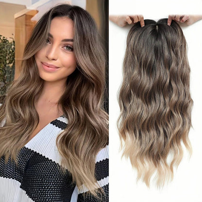 Viora Wavy Hair Topper | Seamless, Lightweight Volume Extension for Women 15