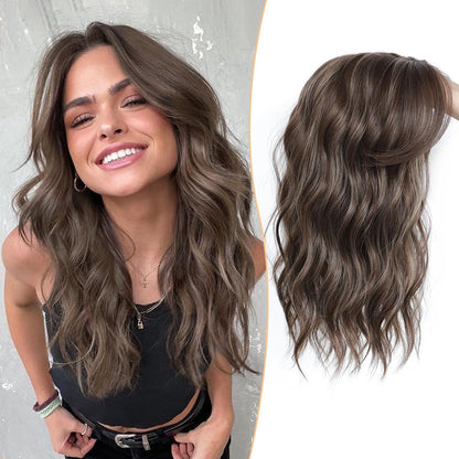 Viora Wavy Hair Topper | Seamless, Lightweight Volume Extension for Women 7