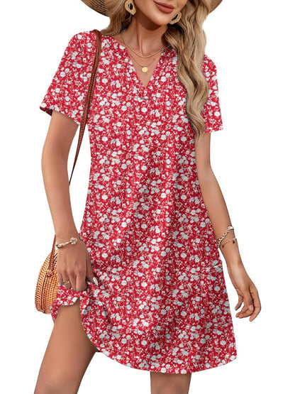 Viva Hawaiian Dress | Women's Casual Midi with Pockets, Lightweight Fabric 3