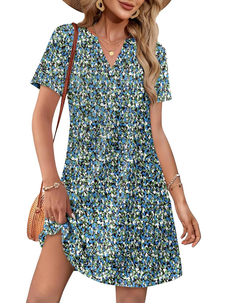 Viva Hawaiian Dress | Women's Casual Midi with Pockets, Lightweight Fabric 5
