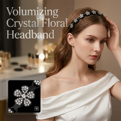 Viva Wavy Headband Set | Rhinestone Butterfly Design for Women 1
