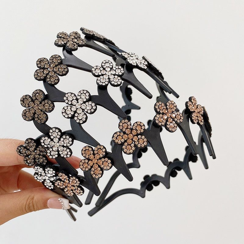 Viva Wavy Headband Set | Rhinestone Butterfly Design for Women 6