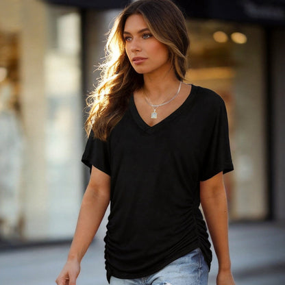 Viva Women's Tee | Ultra-Soft Cotton Blend, Flattering V-Neck 1