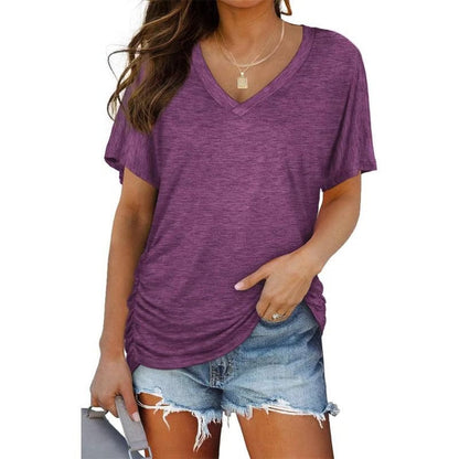 Viva Women's Tee | Ultra-Soft Cotton Blend, Flattering V-Neck 13