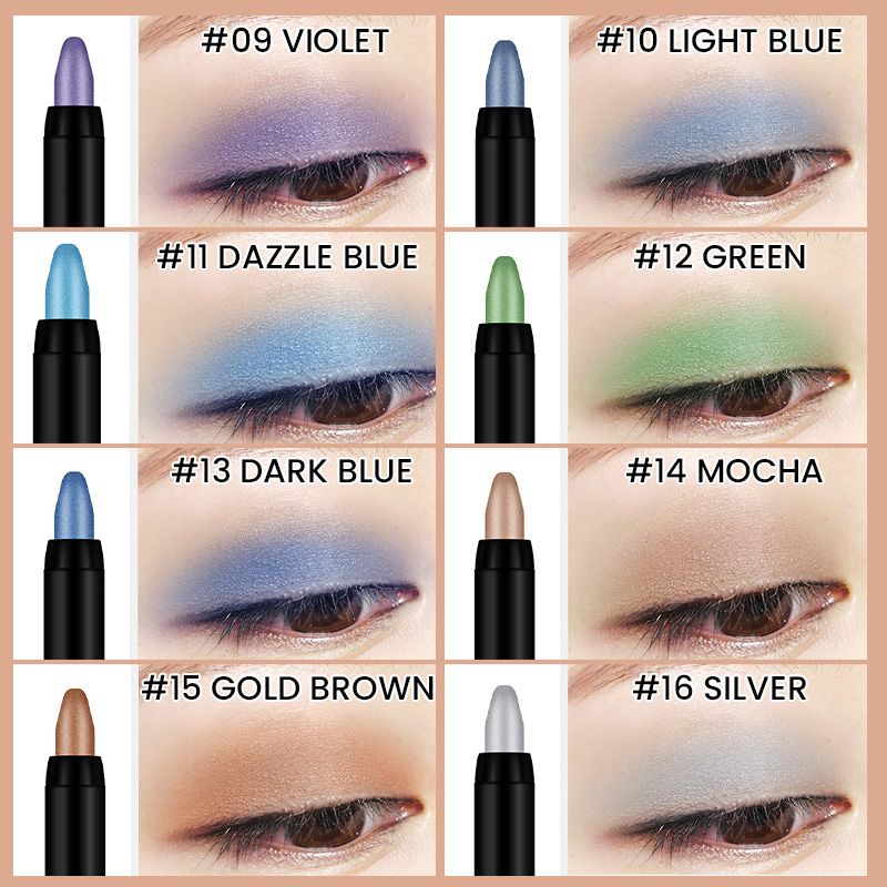 Vivid Eye Shadow Pencil | Waterproof, Long-Lasting Cream Eyeshadow Stick 7
