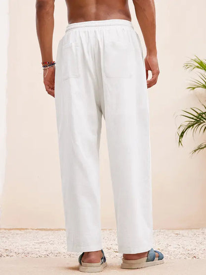 Vivid Linen Trousers | Breathable, Adjustable Fit 2