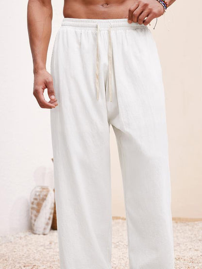 Vivid Linen Trousers | Breathable, Adjustable Fit 4