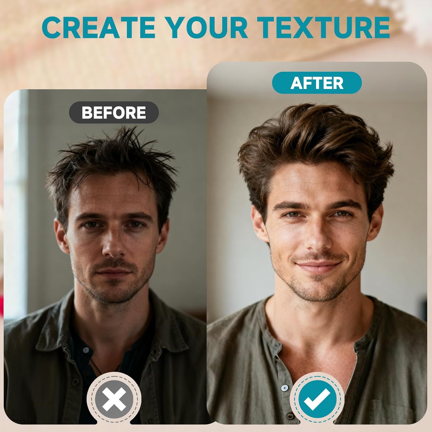 Volumax Volumizing Comb | Wide Tooth, Fluffy Texture 2