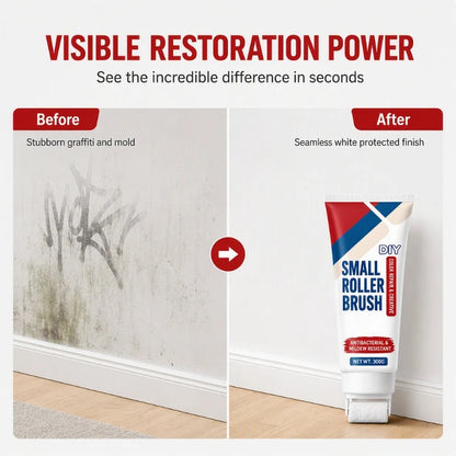Wallo Waterproof Wall Repair Paste | Integrated Roller Brush, Easy Application 2