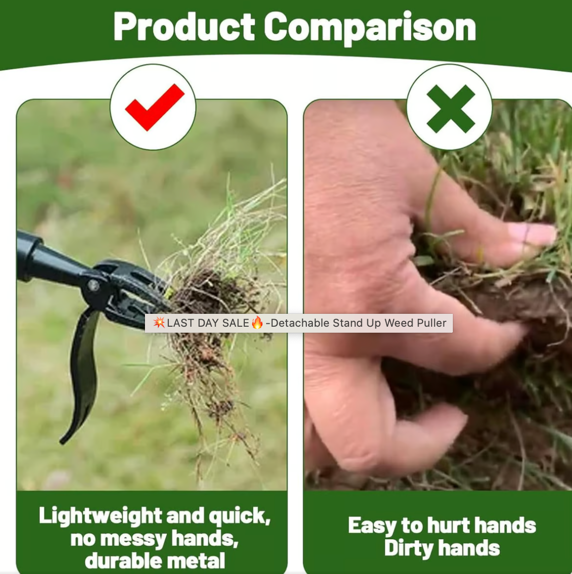 Wanda Garden Tool | Ergonomic Weed Removal 5