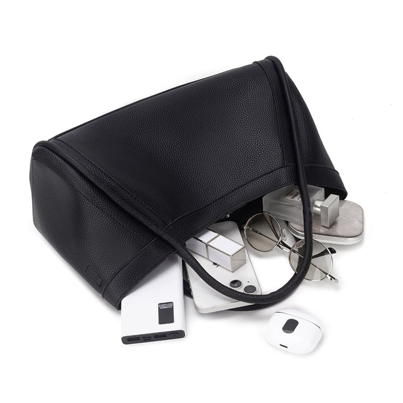 Wanda Leather Tote Bag | Adjustable Shoulder Strap, Versatile Design