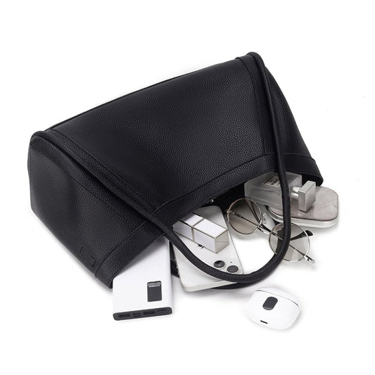 Wanda Leather Tote Bag | Adjustable Shoulder Strap, Versatile Design 0