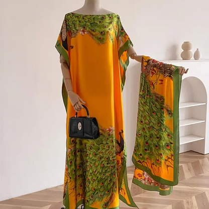 Wanda Maxi Dress | Ethnic Print, Comfortable Long Dress for Women 1