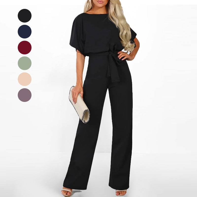 Wanda Wide Leg Jumpsuit | High Waist, Breathable Design 1
