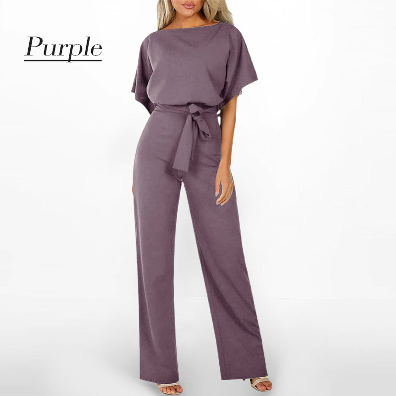 Wanda Wide Leg Jumpsuit | High Waist, Breathable Design 11