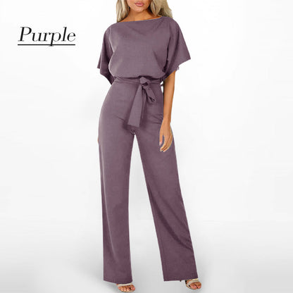 Wanda Wide Leg Jumpsuit | High Waist, Breathable Design 11