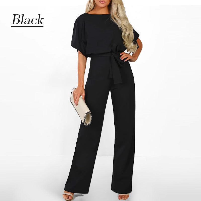 Wanda Wide Leg Jumpsuit | High Waist, Breathable Design 12