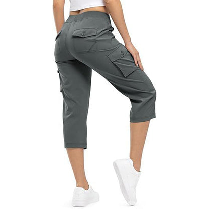 Wanderlust Cargo Capris | Lightweight, Breathable 10