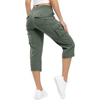Wanderlust Cargo Capris | Lightweight, Breathable 11