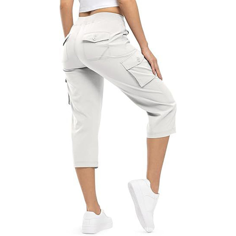 Wanderlust Cargo Capris | Lightweight, Breathable 12