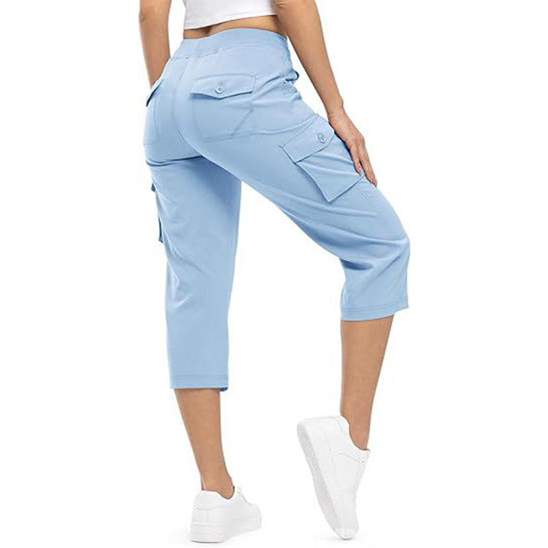 Wanderlust Cargo Capris | Lightweight, Breathable 13