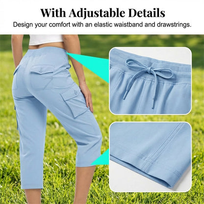 Wanderlust Cargo Capris | Lightweight, Breathable 4