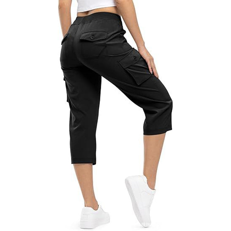 Wanderlust Cargo Capris | Lightweight, Breathable 9