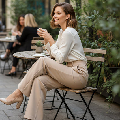 Waverly Women's Trousers | High-Waisted, Wrinkle-Free 6