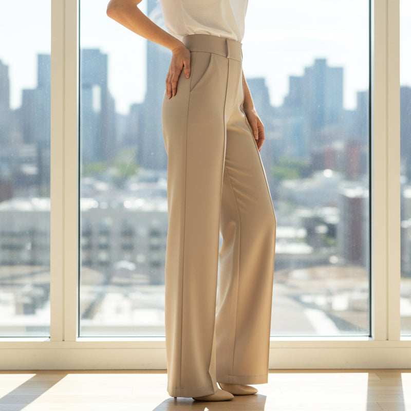 Waverly Women's Trousers | High-Waisted, Wrinkle-Free 7