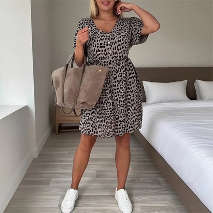 Wendy Casual Dress | V-Neck, A-Line Design 0