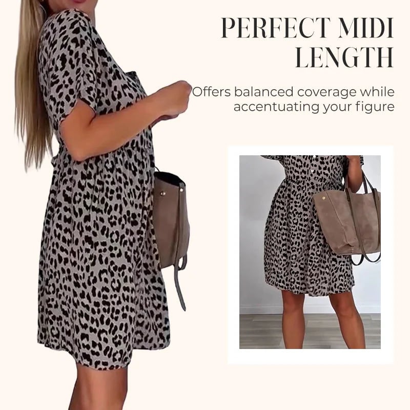 Wendy Casual Dress | V-Neck, A-Line Design 3