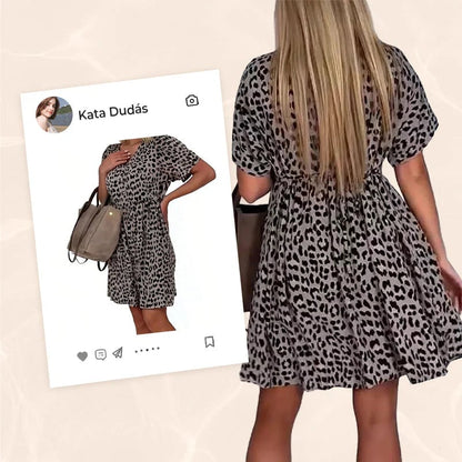 Wendy Casual Dress | V-Neck, A-Line Design 5