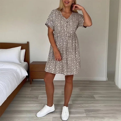 Wendy Casual Dress | V-Neck, A-Line Design 8
