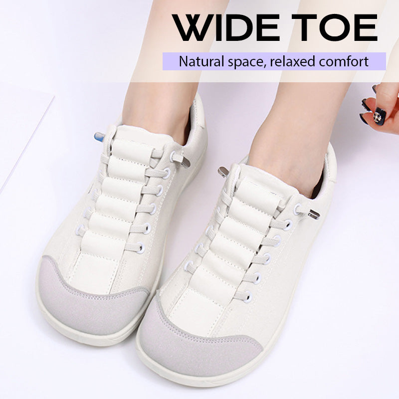 Wendy Wide Toe Sneakers | Lightweight, Breathable PU 8