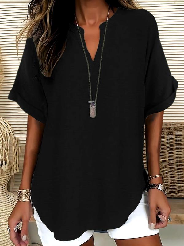 Willa Casual Bluse | Blødt, Åndbart Stof