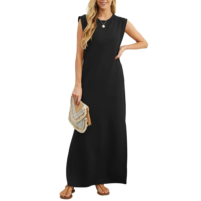 Wina Casual Dress | Wrinkle-Free, Split Hem 0