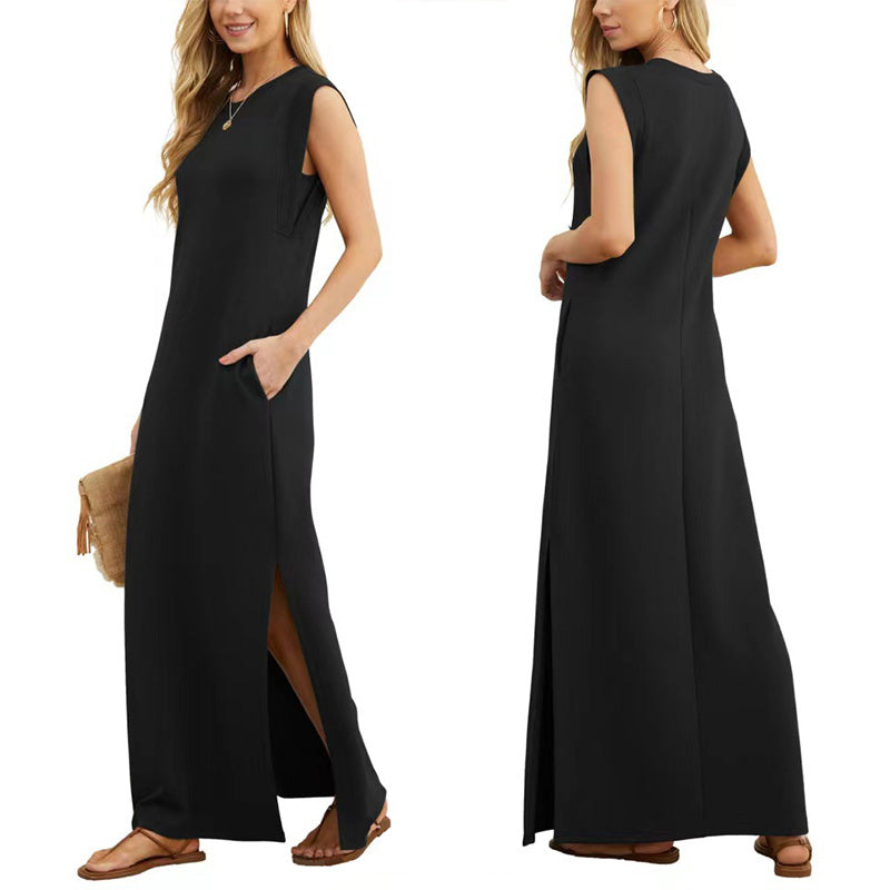 Wina Casual Dress | Wrinkle-Free, Split Hem 2