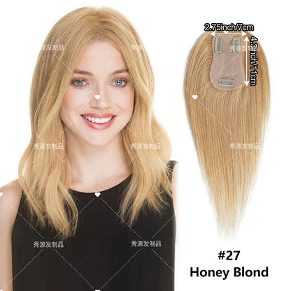 Wina Hair Topper | 100% Remy Human Hair for Women, Lightweight and Customizable Fit 10